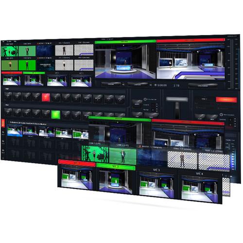 Reckeen Virtual 3D Studio 4K with 2 SDI and 2 HDMI Inputs Card with LITE License