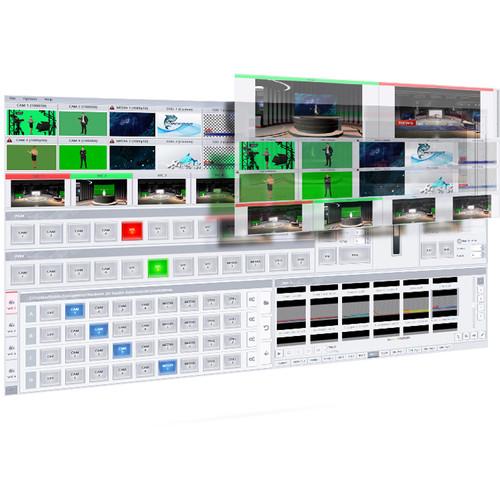 Reckeen Virtual 3D Studio 4K with 2 SDI and 2 HDMI Inputs Card with LITE License