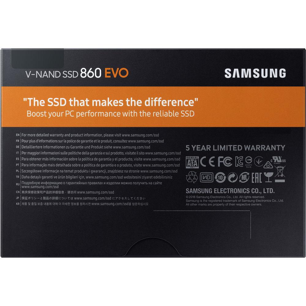 Samsung 1TB 860 EVO SATA III 2.5" Internal SSD