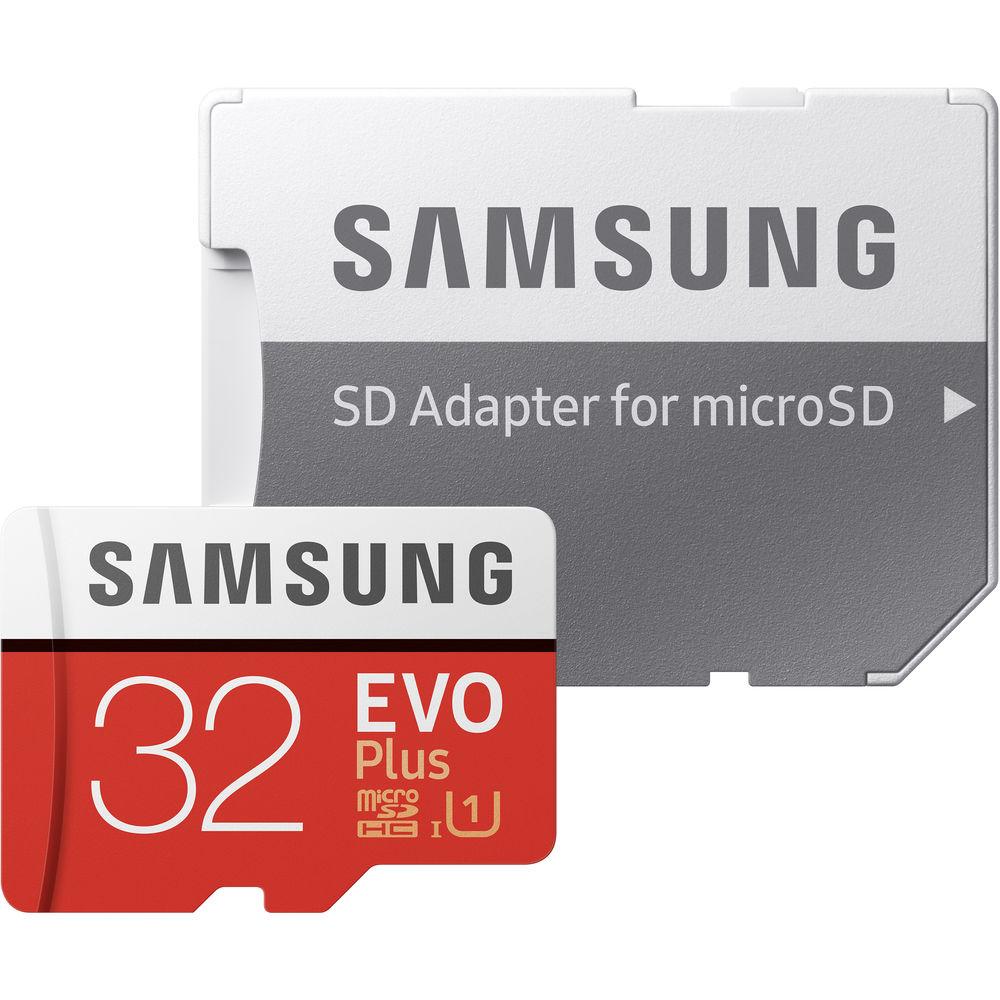 Samsung 32GB EVO UHS-I microSDHC Memory Card with SD Adapter
