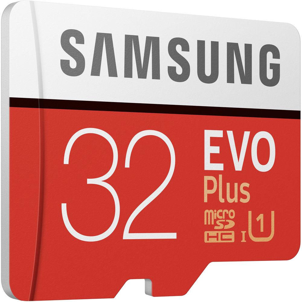 Samsung 32GB EVO UHS-I microSDHC Memory Card with SD Adapter