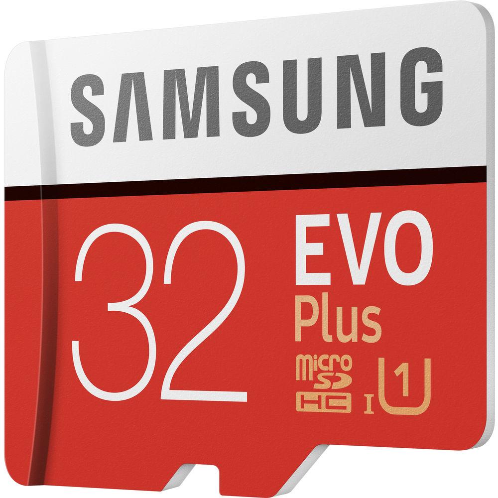 Samsung 32GB EVO UHS-I microSDHC Memory Card with SD Adapter