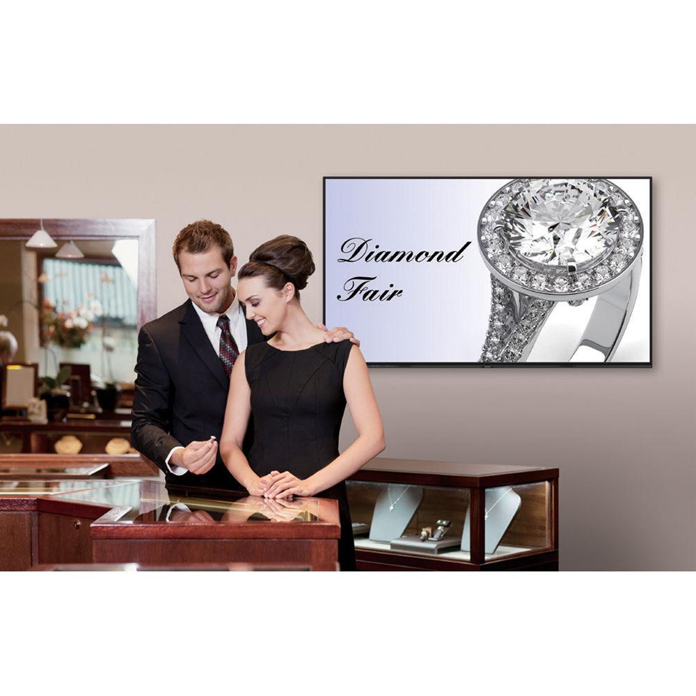 Sharp 70" Class Commercial LCD Display UHD with 400 CD M2 Brightness and 3000:1 Contrast Ratio