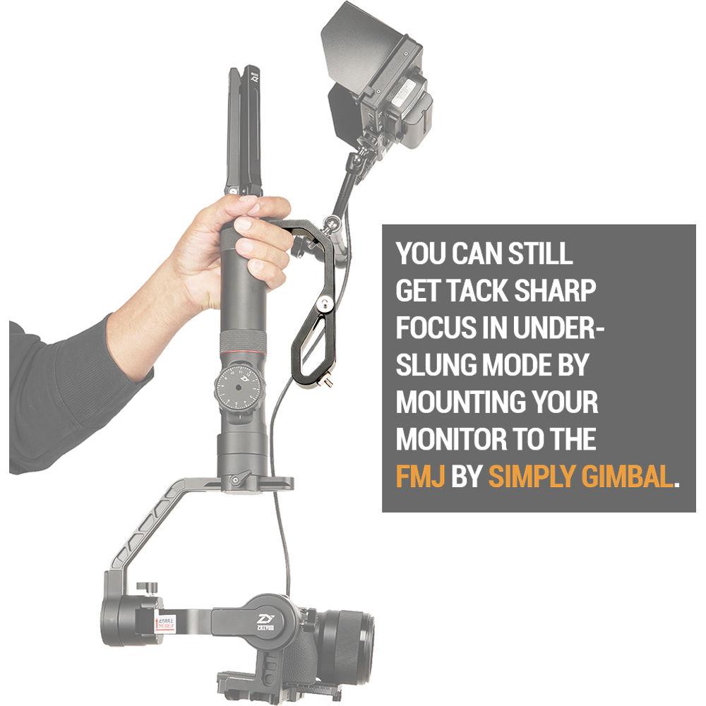 SIMPLY GIMBAL FMJ Handheld Gimbal Adapter for Mounting Monitors, Microphones, and Accessories