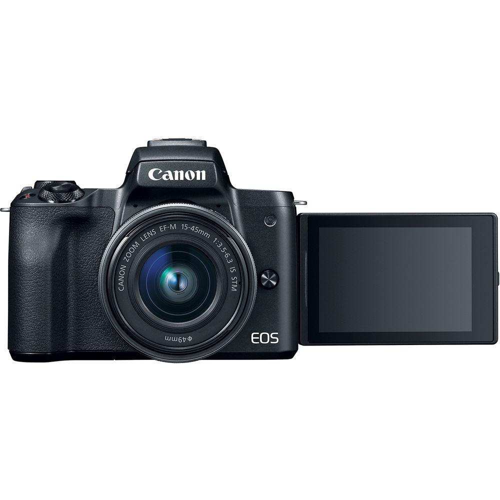 Canon EOS M50 Mirrorless Digital Camera with 15-45mm Lens