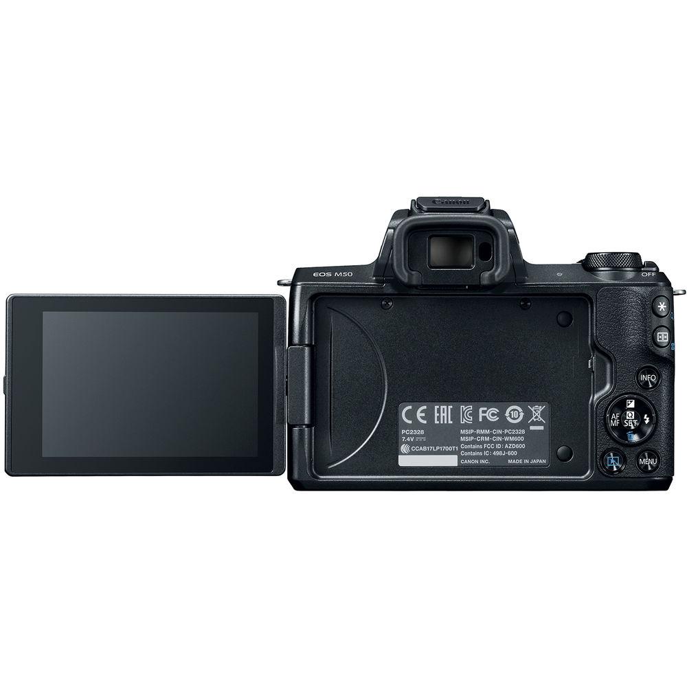 Canon EOS M50 Mirrorless Digital Camera with 15-45mm Lens