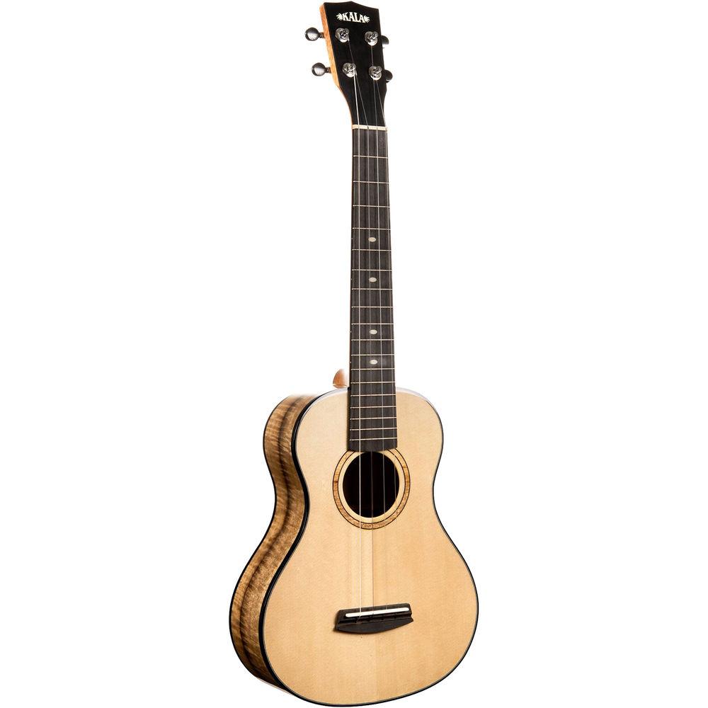 KALA STMR-ST Spruce Myrtle Super Tenor Ukulele with Hard Case and Humidifier