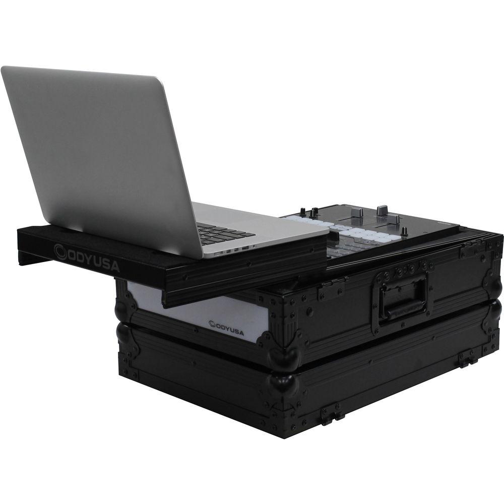 Odyssey Innovative Designs Flight FX Low-Profile Universal 10" DJ Mixer Case with Glide Platform