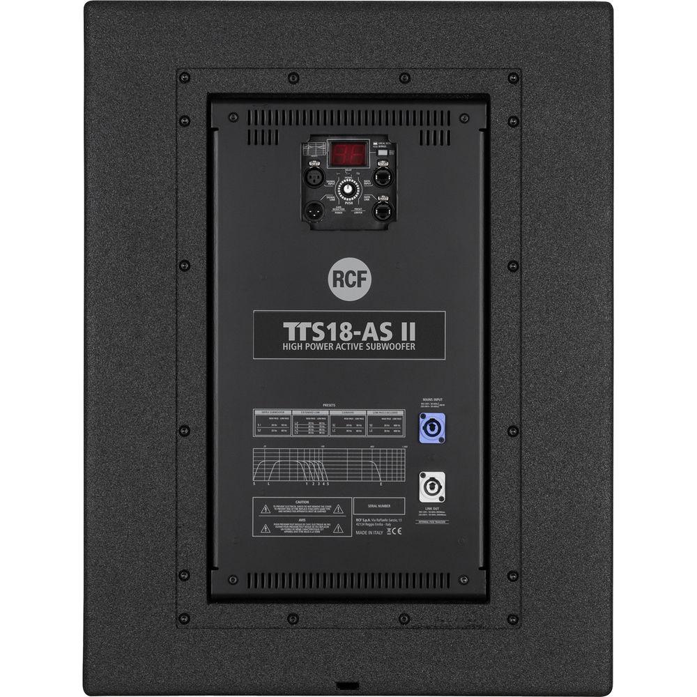 RCF TTS 18-A II 18" 2800W Active Subwoofer