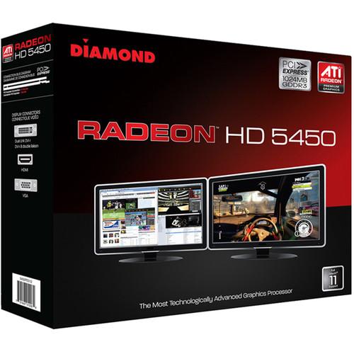 Diamond Multimedia Radeon HD 5450 PCI Express GDDR3 1GB Video Graphics Card, Diamond, Multimedia, Radeon, HD, 5450, PCI, Express, GDDR3, 1GB, Video, Graphics, Card