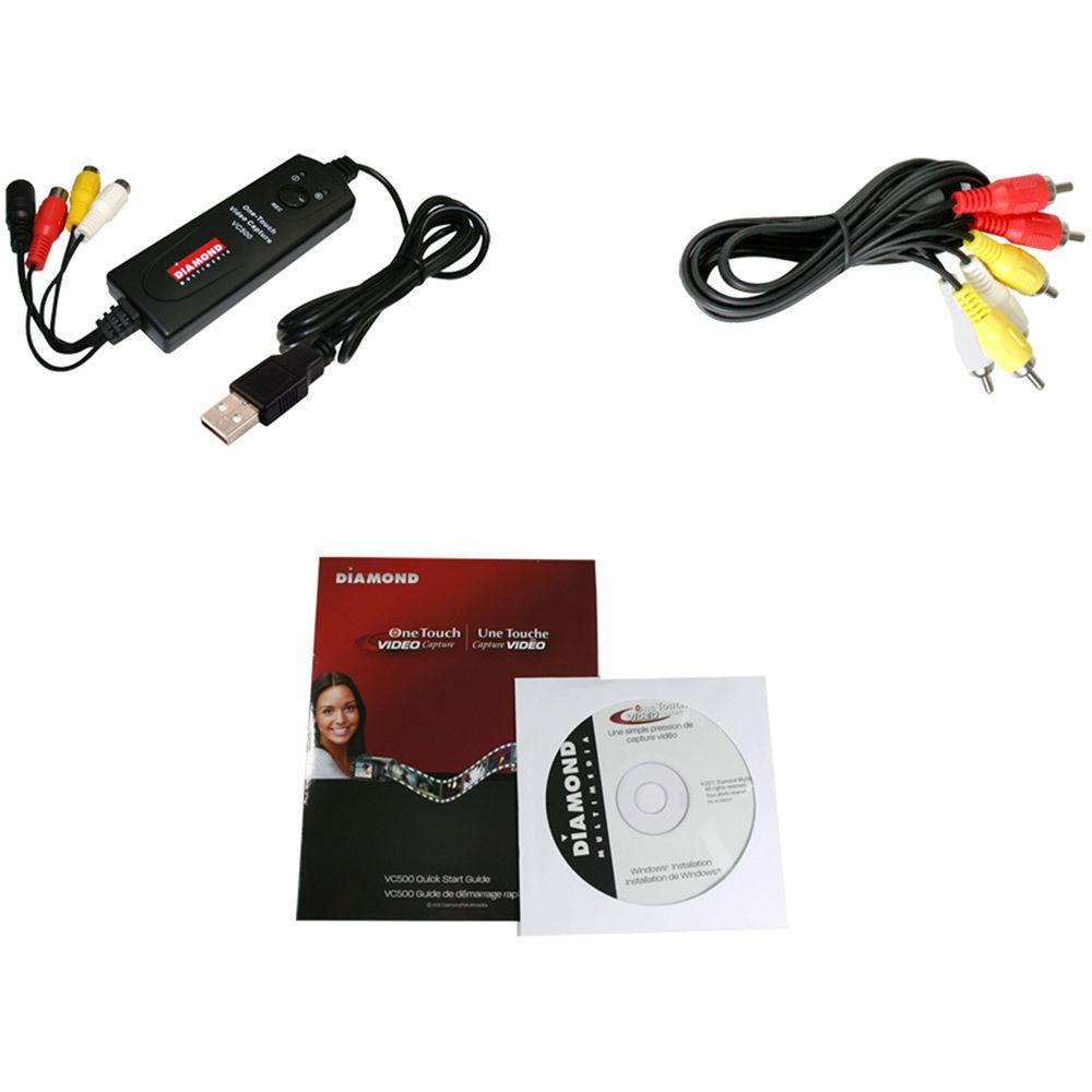 Diamond VC500 One Touch USB Video & Audio Capture for Windows