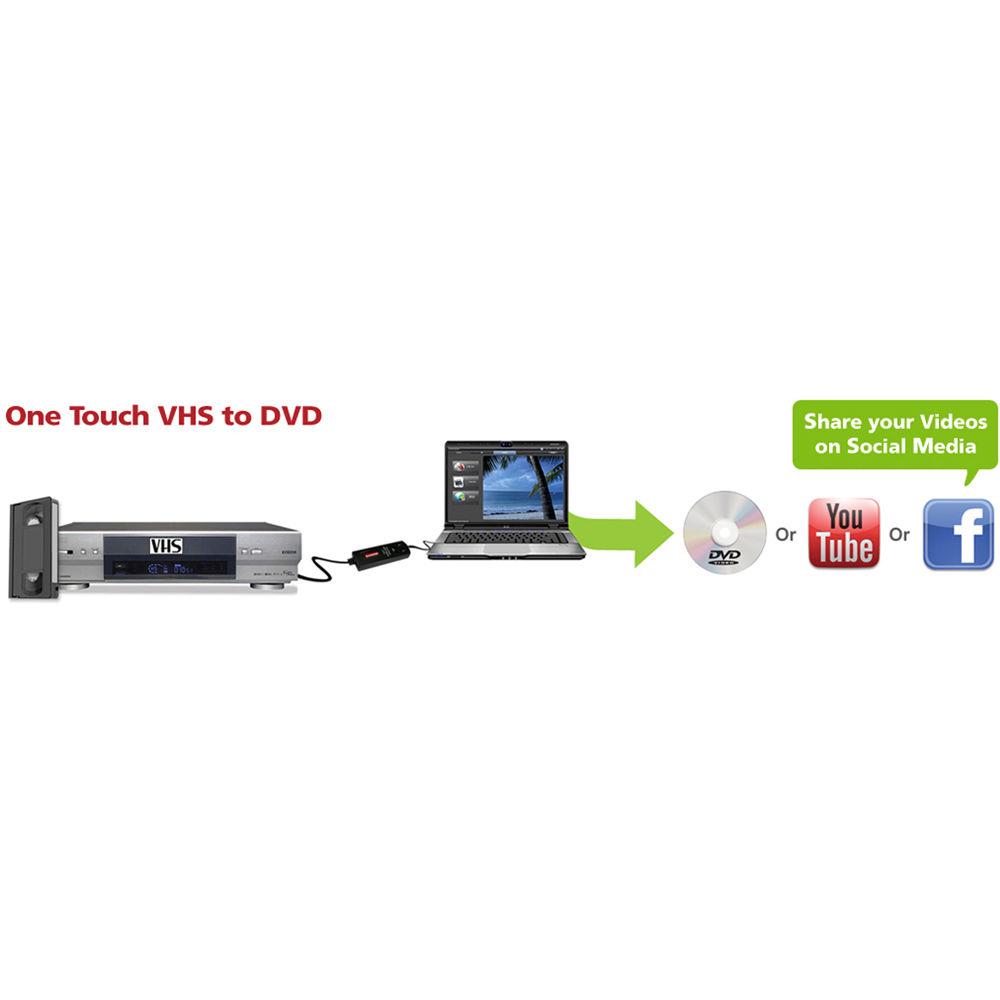 Diamond VC500 One Touch USB Video & Audio Capture for Windows, Diamond, VC500, One, Touch, USB, Video, &, Audio, Capture, Windows