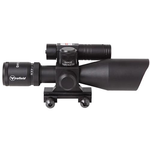 Firefield 2.5-10x40 Riflescope with Green Laser