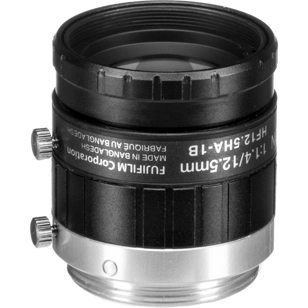 Fujinon HF12.5HA-1B 12.5mm f 1.4 Fixed Focal Lens with C-Mount and Locking Iris Focus for 2 3-Inch CCD, Industrial and Machine Vision