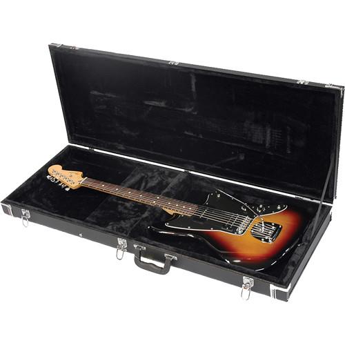 Gator Cases Deluxe Wood Case for Jaguar, Jagmaster and Jazzmaster Style Guitars