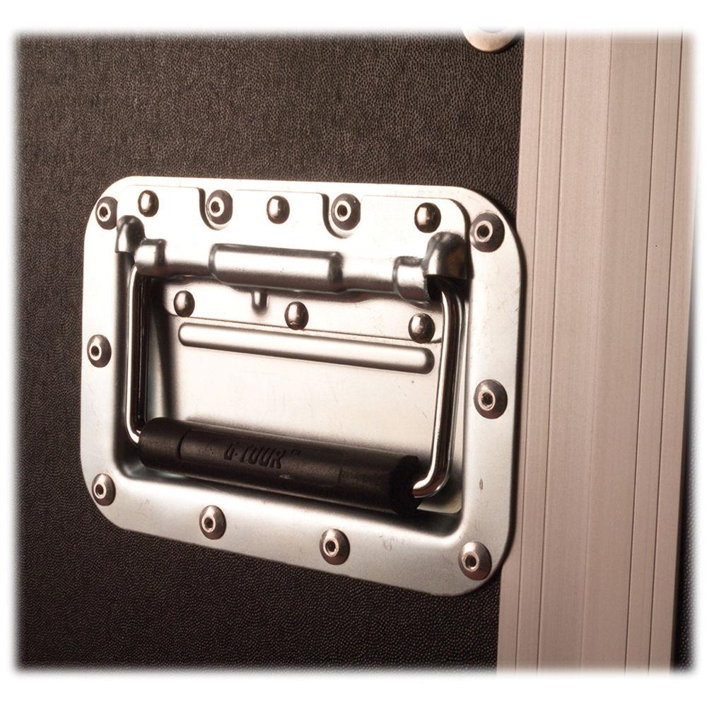 Gator Cases G-TOUR 10X12 PU Pop-Up Console Rack Case - 10 Space Top and 12 Space Front and Rear Rackable Audio Equipment