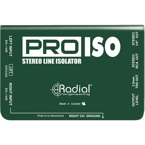 Radial Engineering Pro-ISO 4 -10 dB Stereo Line Isolator