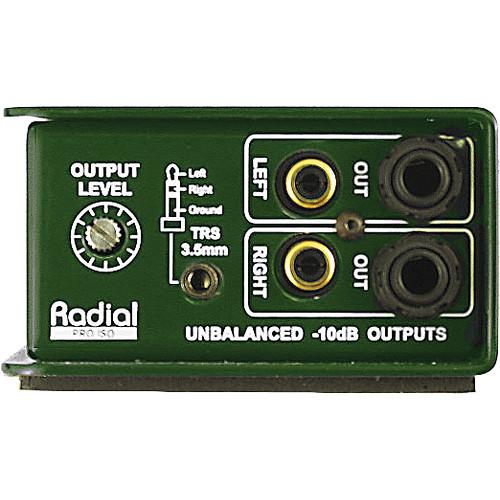 Radial Engineering Pro-ISO 4 -10 dB Stereo Line Isolator