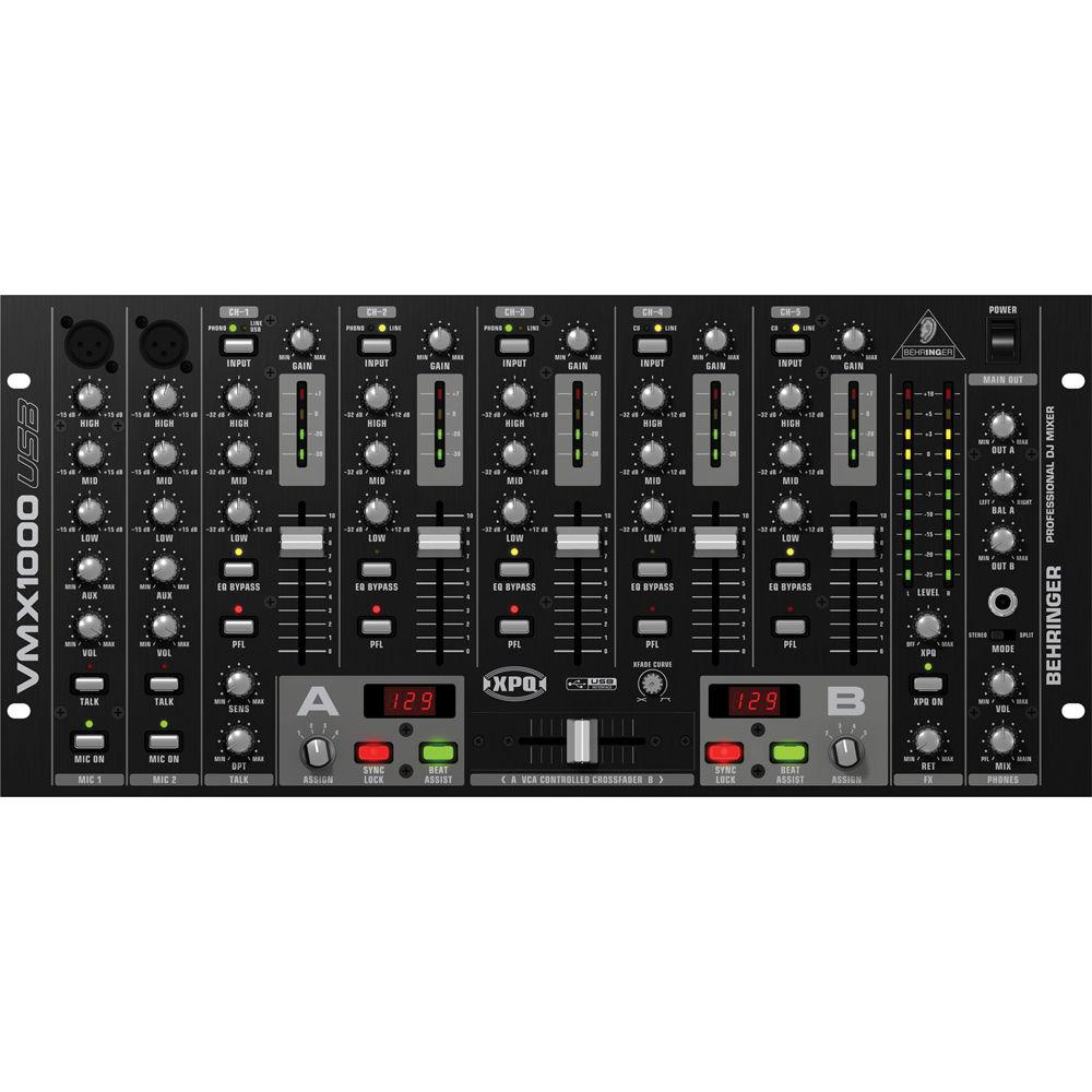 Behringer VMX1000USB DJ Mixer