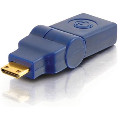 C2G Velocity 90 Deg Rotating HDMI Female to HDMI Mini Male Port Saver Adapter