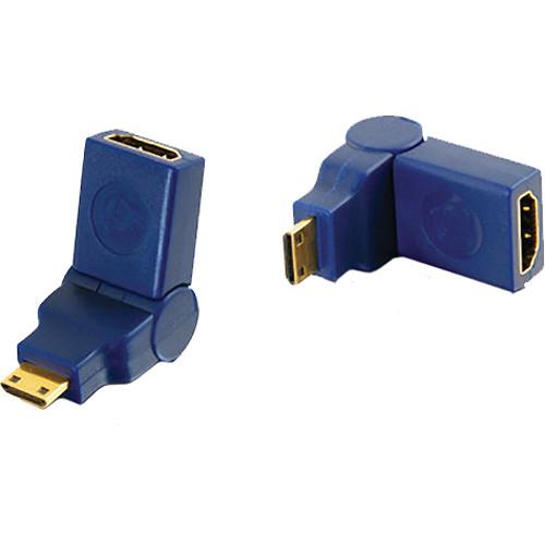 C2G Velocity 90 Deg Rotating HDMI Female to HDMI Mini Male Port Saver Adapter