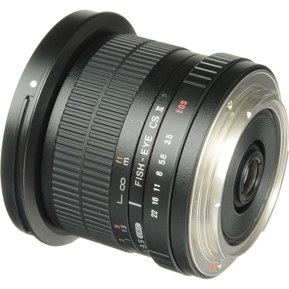 Samyang 8mm f 3.5 HD Fisheye Lens with Removable Hood for Canon