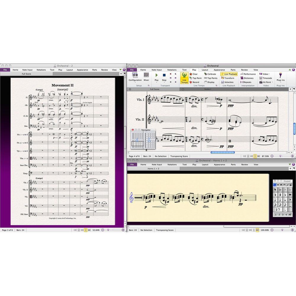Sibelius 7 Academic plus AudioScore Ultimate - Software Bundle