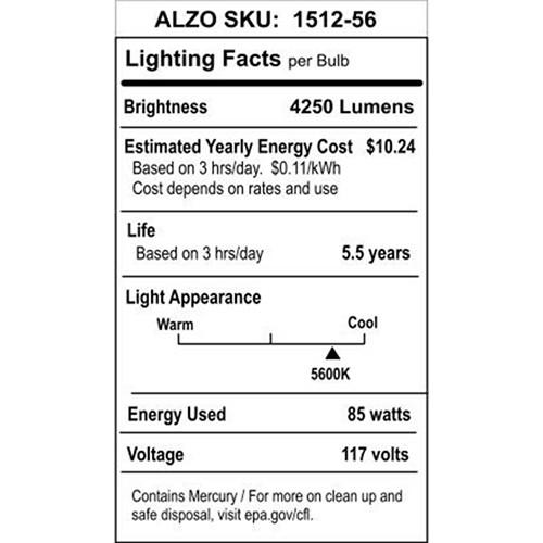 ALZO CFL VIDEO-LUX Photo Light Bulb
