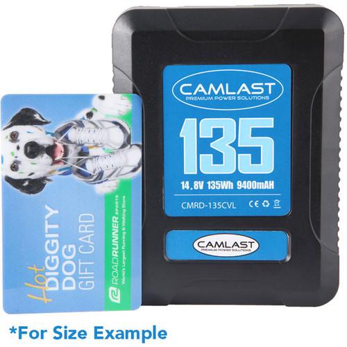 CAMLAST Compact-Series 135Wh 14.8V Li-Ion V-Mount Battery