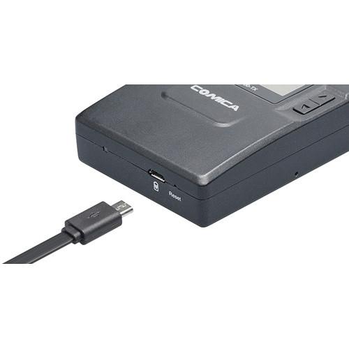 Comica Audio CVM-WM300B Camera-Mountable Dual-Transmitter UHF Wireless System with Lavalier and Handheld Mics