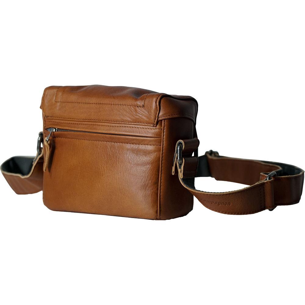 compagnon "The Nano Messenger" Leather Camera Bag