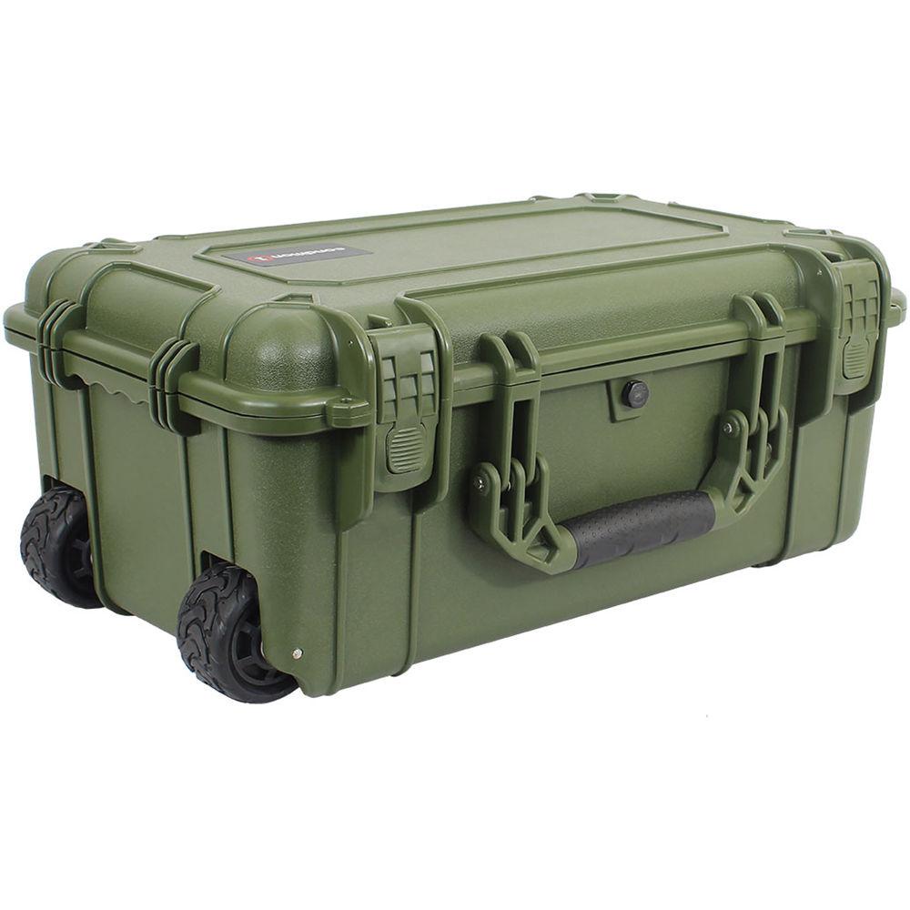 Condition 1 22" Rolling Travel Hard Case with Dividers and Lid Organizer #300