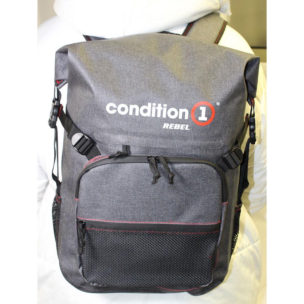 Condition 1 Rebel 30L Dry Bag Backpack with Front Zippered Pocket