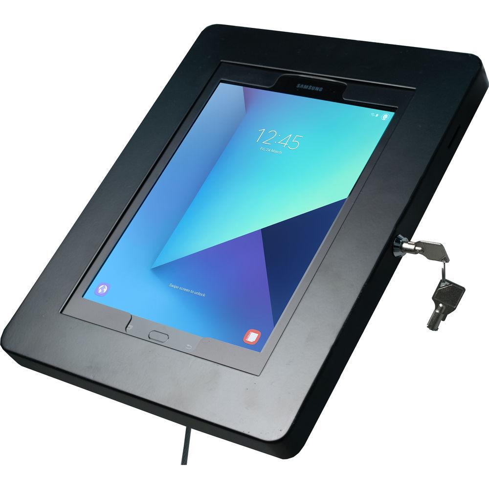 CTA Digital Premium Locking Shelf Mount for Select iPad, Galaxy, and Other 9.7-10.5" Tablets