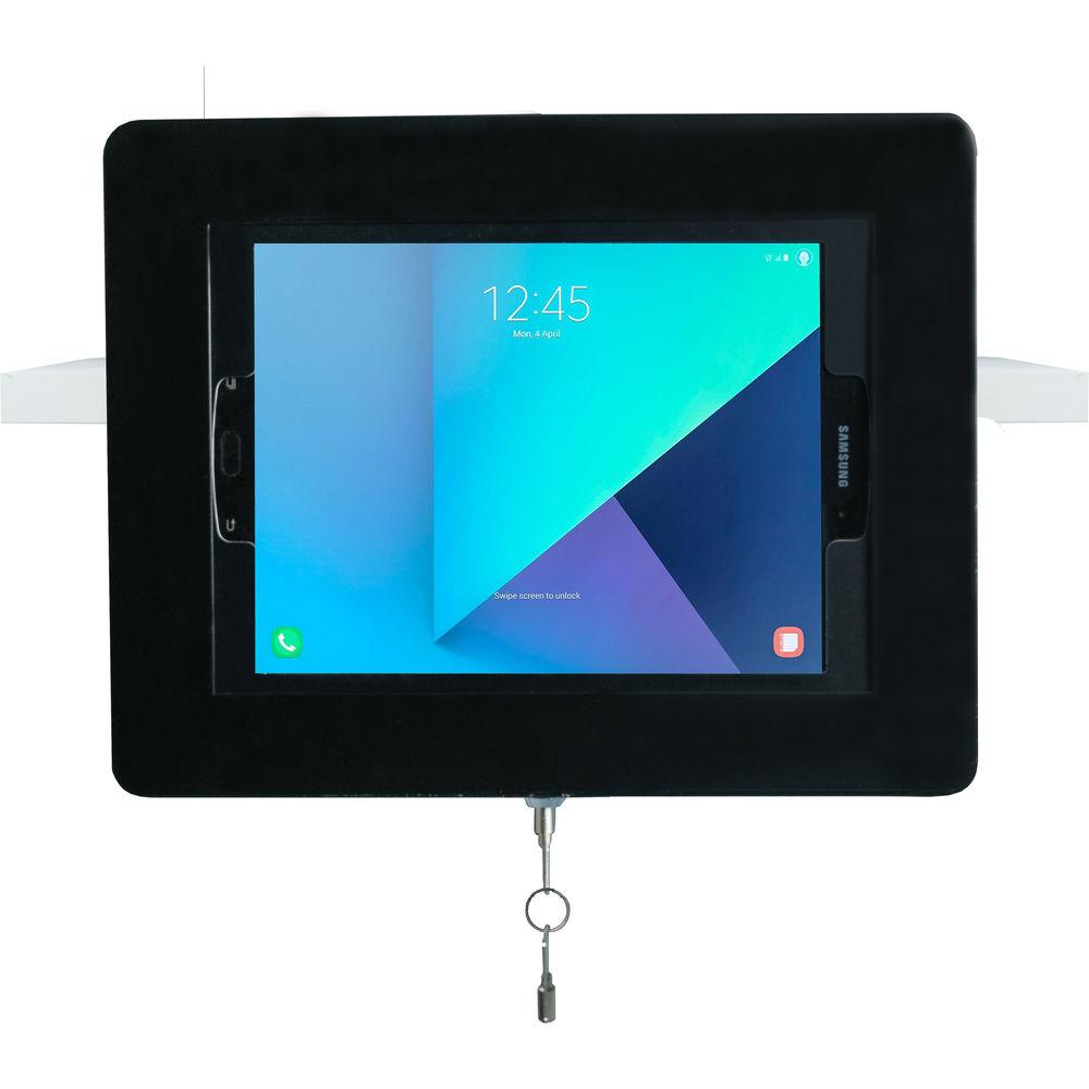 CTA Digital Premium Locking Shelf Mount for Select iPad, Galaxy, and Other 9.7-10.5" Tablets
