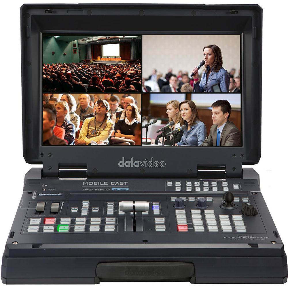 Datavideo HS-1500T 4-Channel HDBaseT Portable Switcher