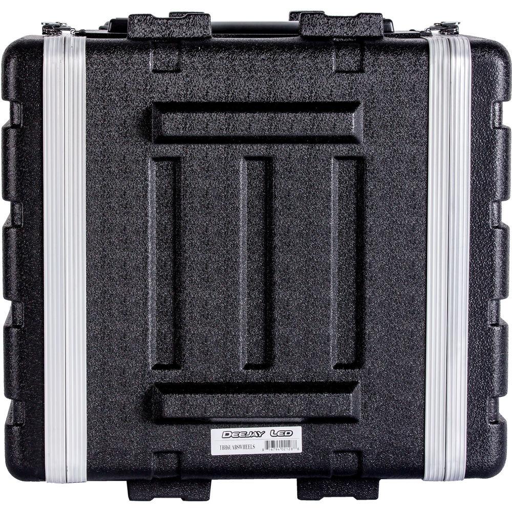 DeeJay LED 6 RU ABS Case with Locking Wheels