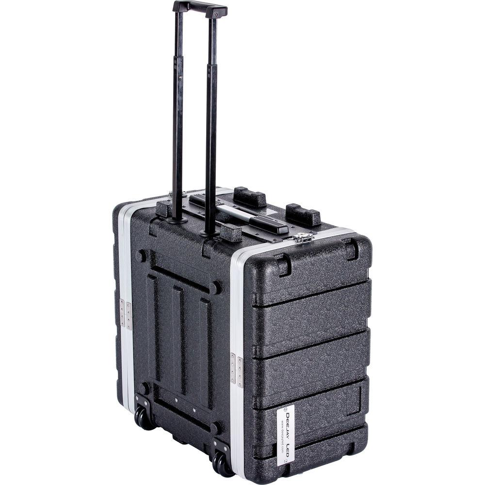 DeeJay LED 6 RU ABS Case with Locking Wheels