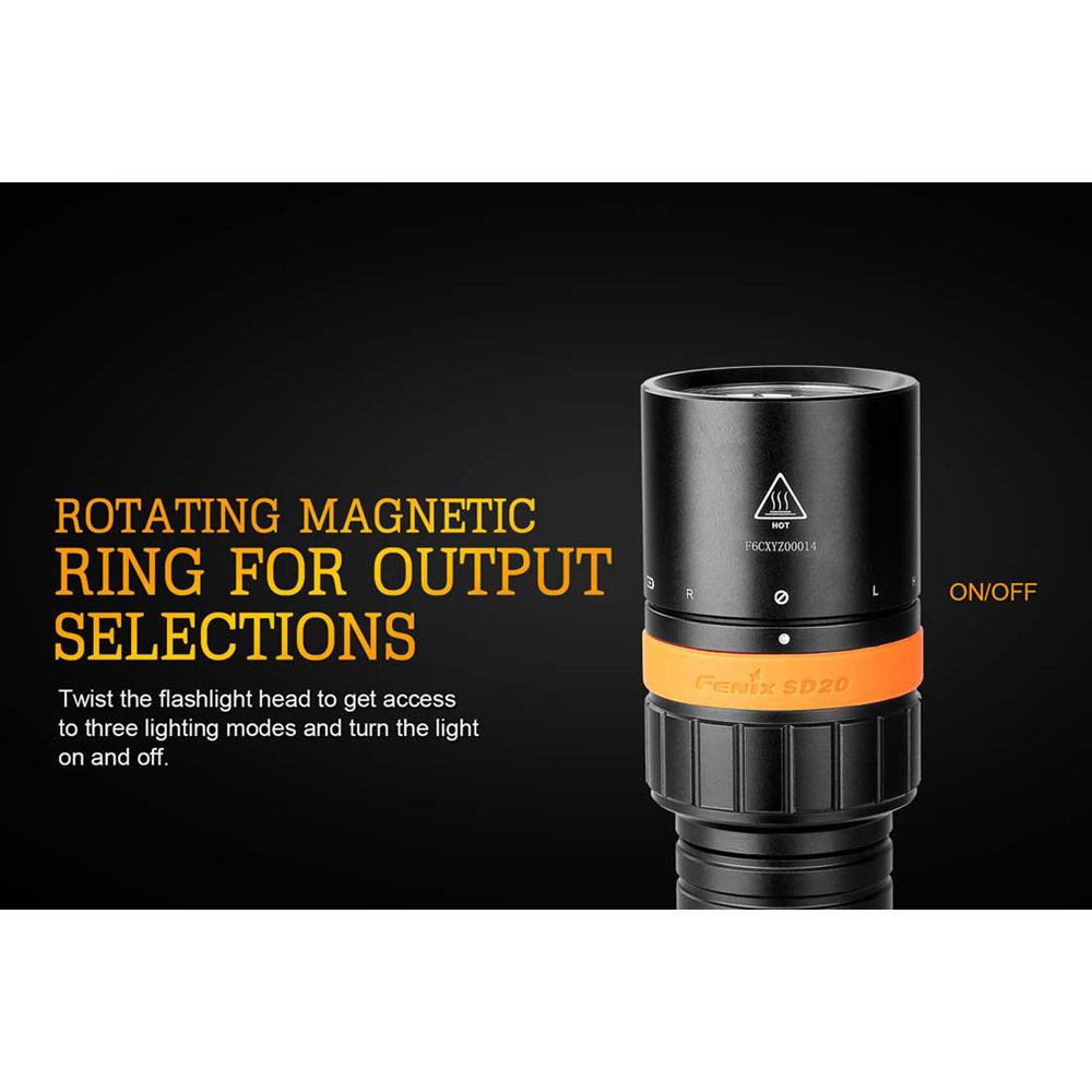 Fenix Flashlight SD20 LED Diving Light