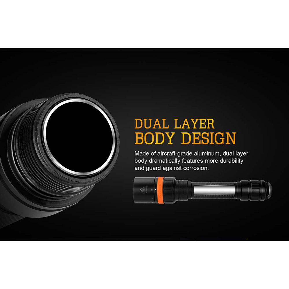 Fenix Flashlight SD20 LED Diving Light