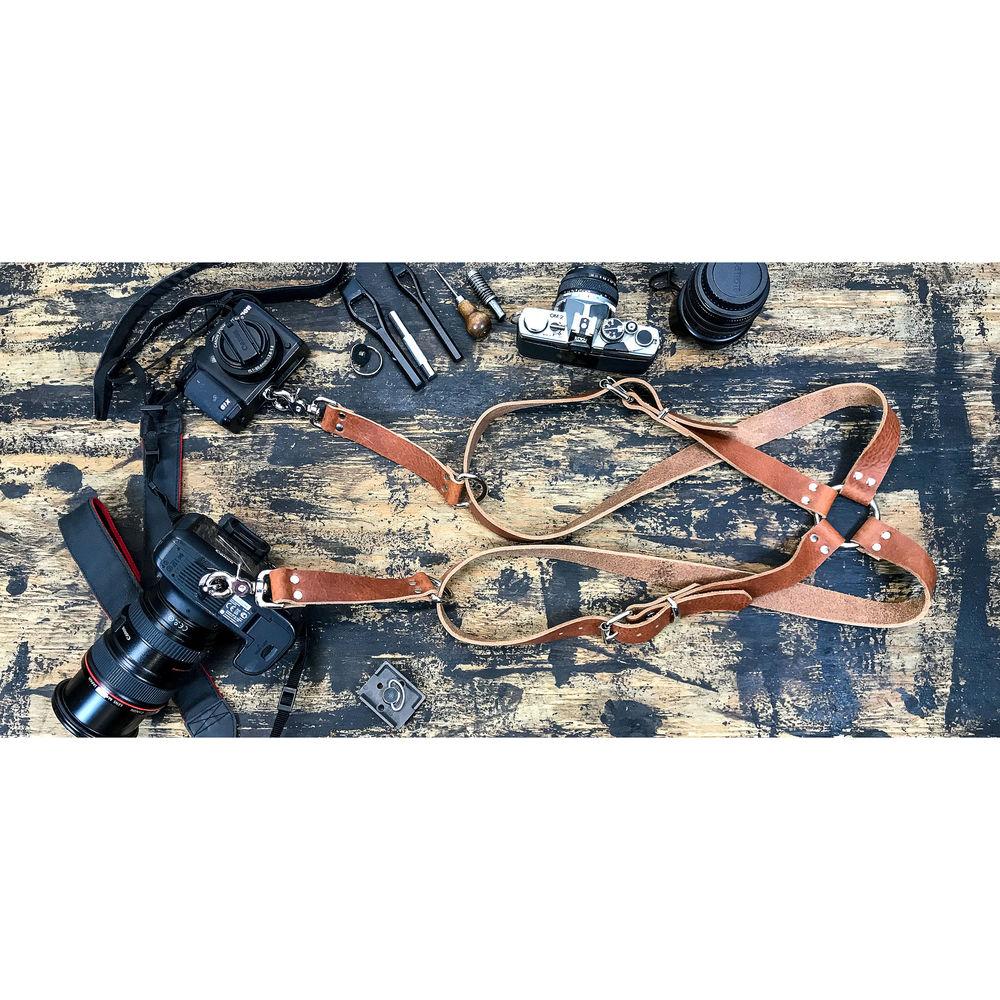 Funk Plus Water Buffalo Leather Ring Back Harness with 1.25" Wide Straps