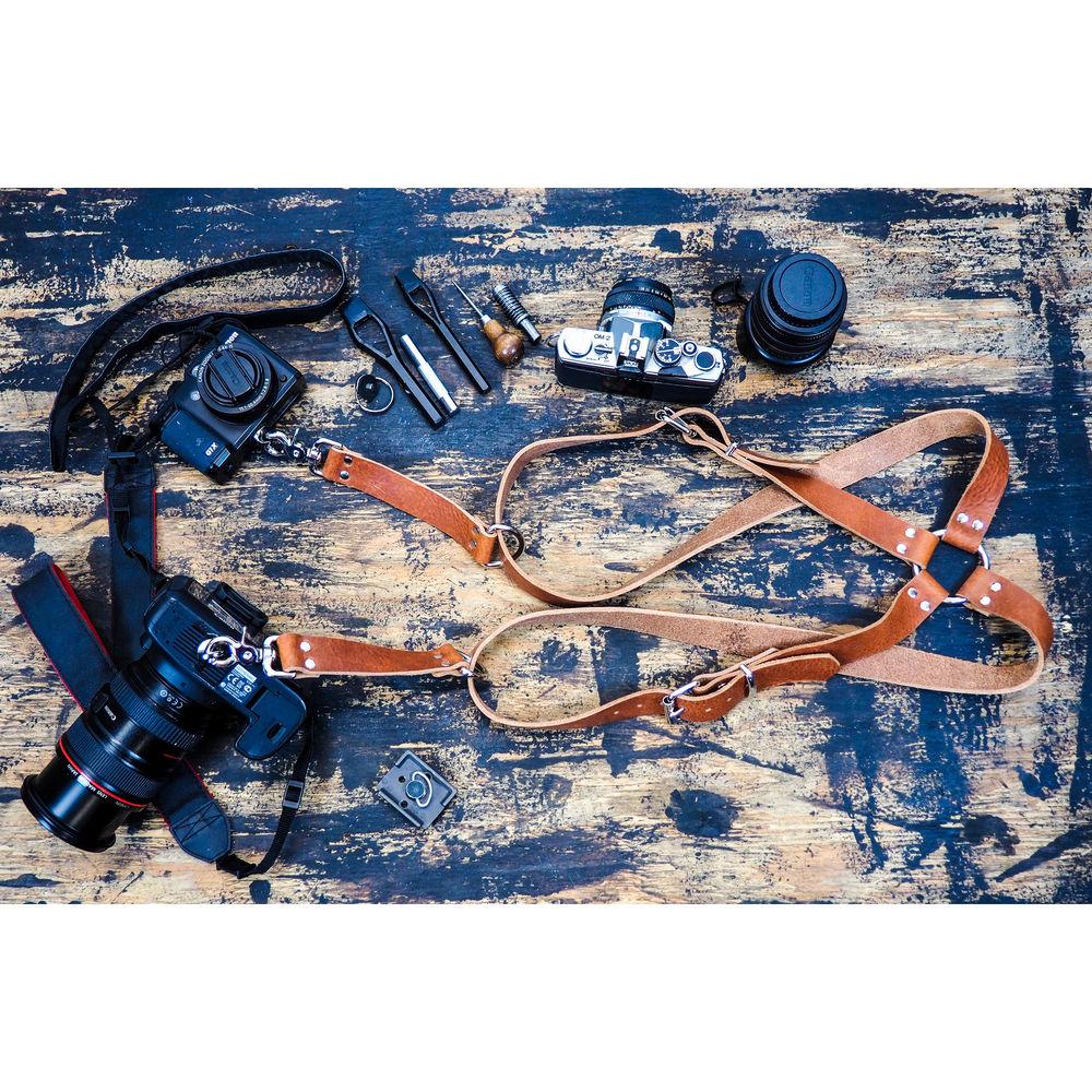 Funk Plus Water Buffalo Leather Ring Back Harness with 1.25" Wide Straps