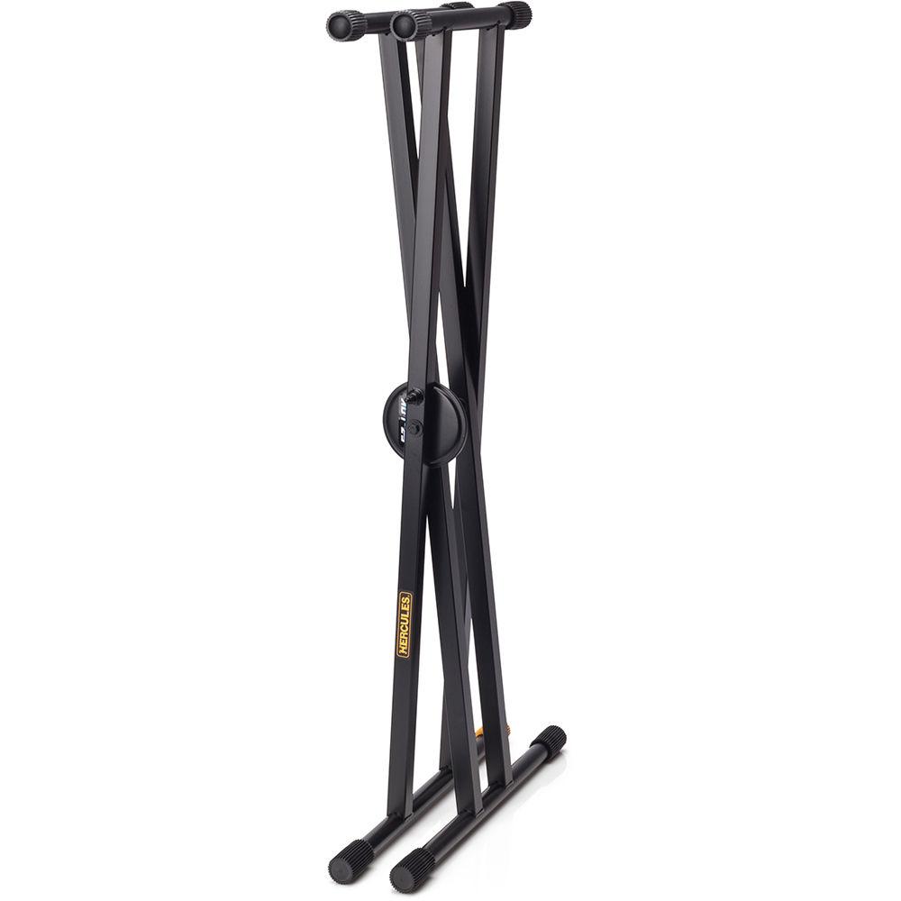 HERCULES Stands EZ-Lok Double-X Keyboard Stand
