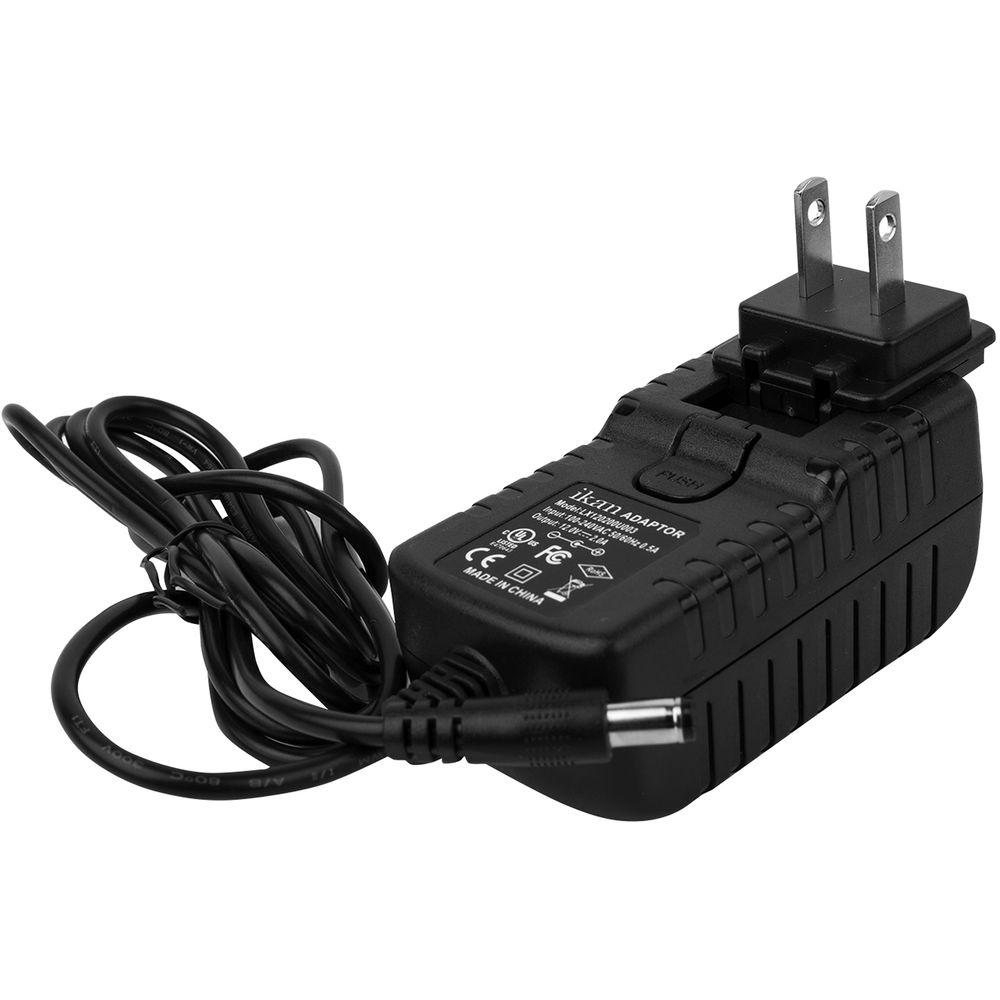ikan AC DC Universal Adapter for Select Ikan On-Camera Monitors & Small LED Lights