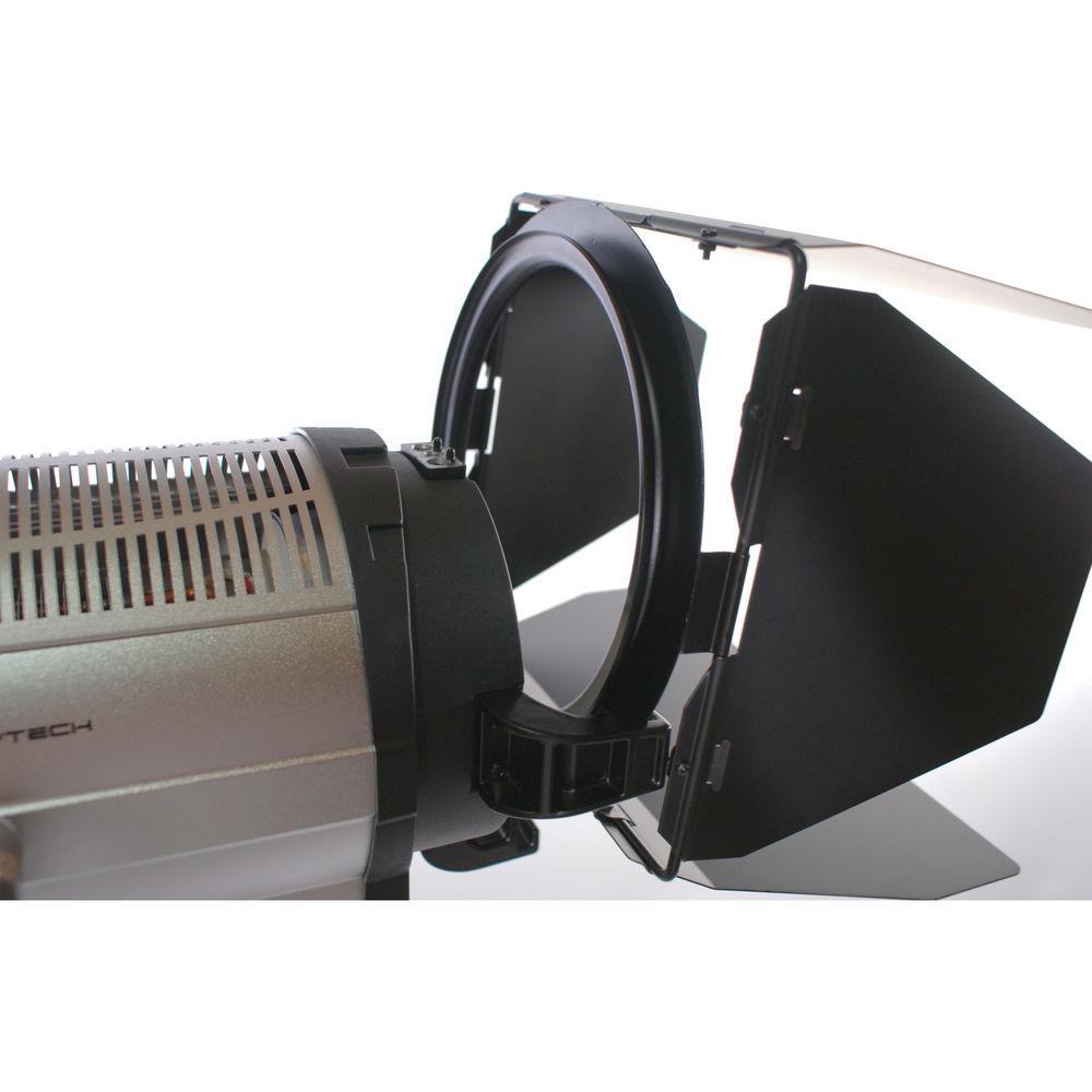 Intellytech Light Cannon F-165 AC DC Bi-Color High Output LED Fresnel with DMX and V-Mount Battery Plate