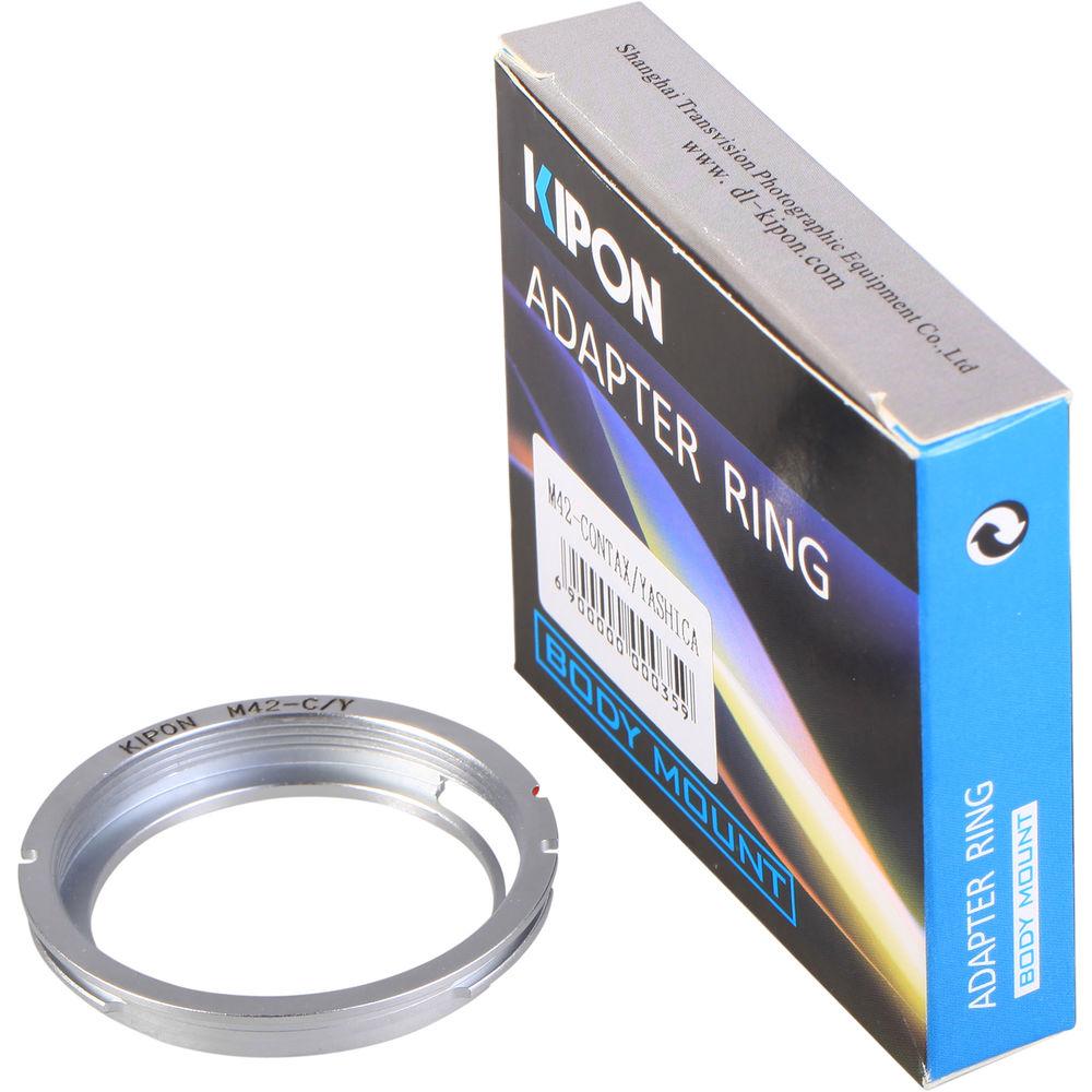 KIPON Lens Mount Adapter for M42-Mount Lens to Contax Yashica-Mount Camera