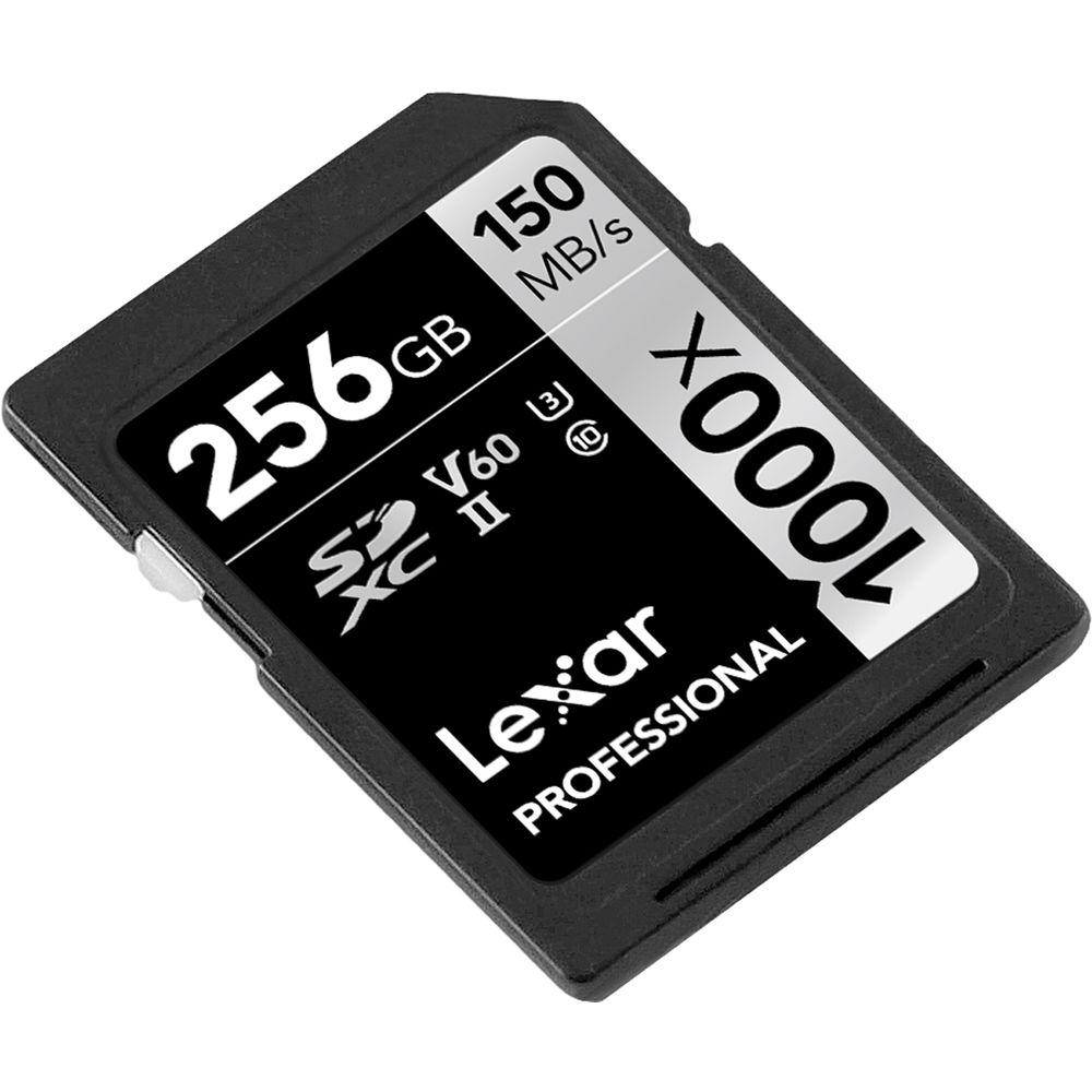 Lexar 256GB Professional 1000x UHS-II SDXC Memory Card