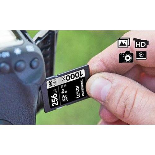Lexar 256GB Professional 1000x UHS-II SDXC Memory Card