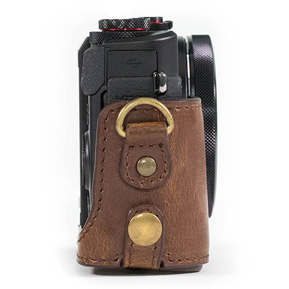 MegaGear Ever Ready Leather Camera Case for Canon PowerShot G7 X Mark II
