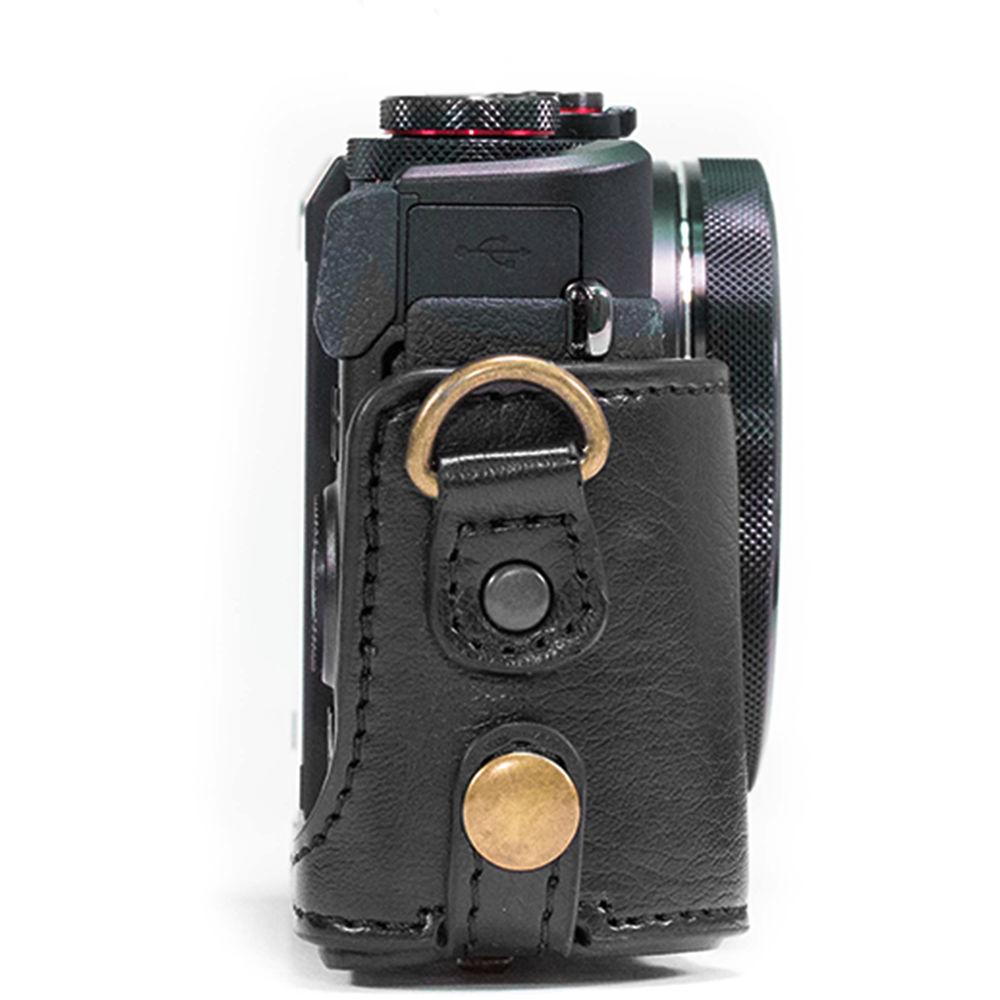 MegaGear Ever Ready Leather Camera Case for Canon PowerShot G7 X Mark II